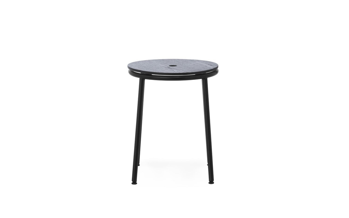 Normann Copenhagen Circa Hocker Schwarz Matt in skandinavischem Design - Bild 2