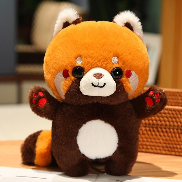 Linyi toy Waschbär-Plüschtier, Roter Panda, Rot, Bunt / Mehrfarbig - Bild 1