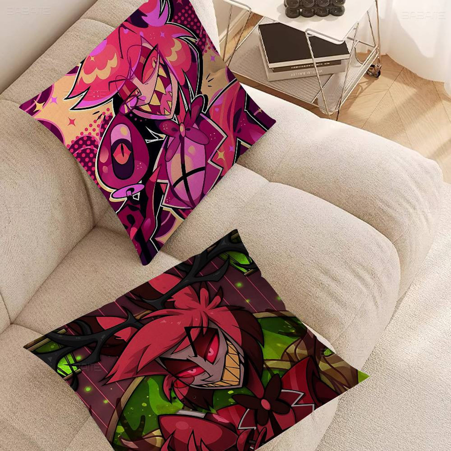 Dekorativer Kissenbezug mit Alastor Anime Motiv von BNYNGFN Home aus Polyester, Breite: 30,48 cm, Höhe: 30,48 cm - Bild 1