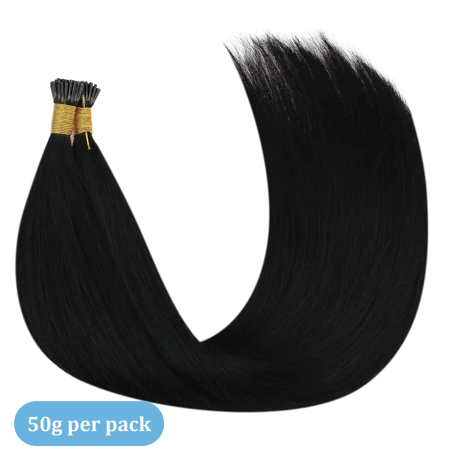 Happy Monday I-Tip Echthaarverlängerungen, doppelt gezogen, 100 % Echthaar, lose - Bild 3