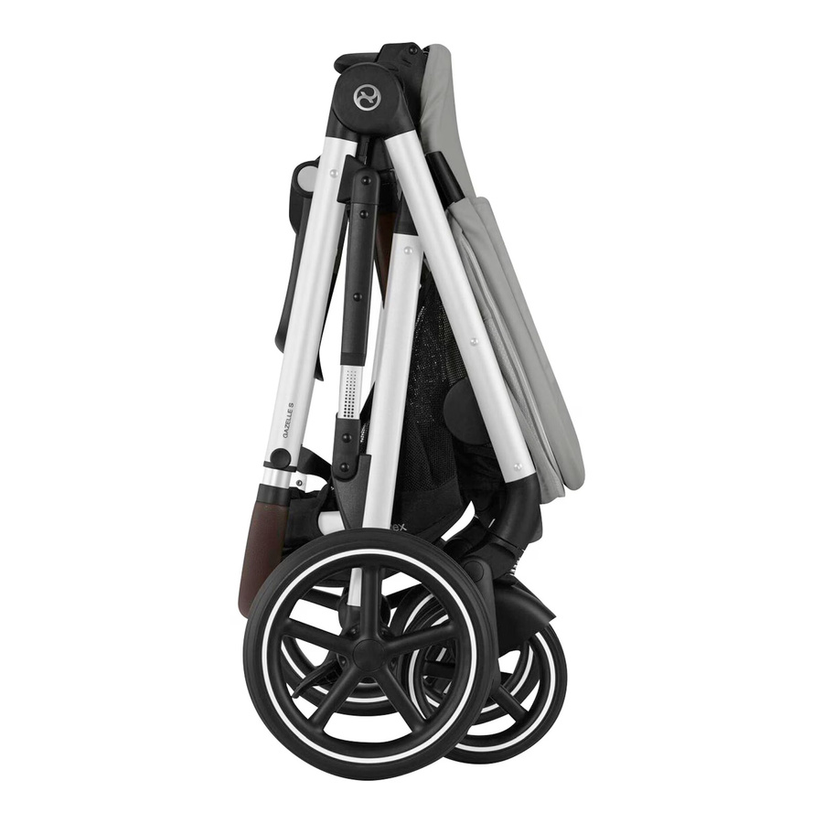Cybex Gold Kombikinderwagen Gazelle S Travel-Set in Gold mit Babyschale Cloud G i-Size und Isofix-Basis Base G - Bild 2