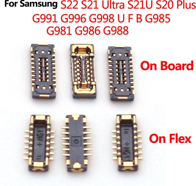 10er Set WiFi FPC Antennen mit Stecker für Samsung Galaxy S22 S21 Ultra S20 Plus und weitere Modelle - Bild 1