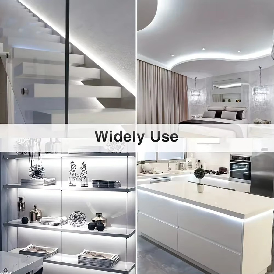 Flexible USB-LED-Lichtleiste in Warmweiß für TV-Hintergrundbeleuchtung, schneidbares und selbstklebendes SMD-LED-Band mit 5 V - Bild 5