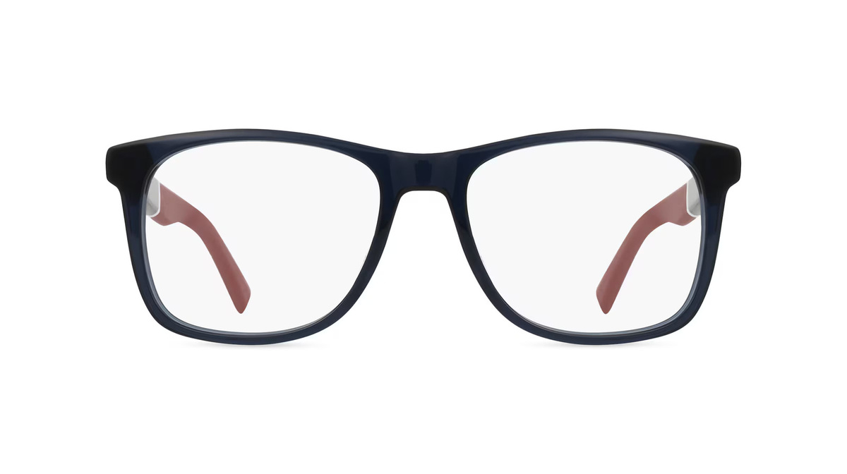 Tommy Hilfiger TH 2046 Korrektionsbrille, Vollrand, Quadratisch, Acetat, Herren, blau - Bild 1