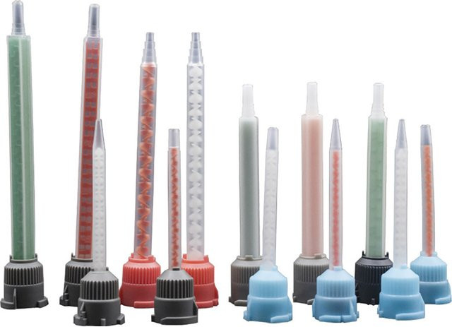 Statische Mischdüse für AB-Kleber und Epoxidharz-Klebstoffe im Verhältnis 1:1 oder 10:1 für 50 ml Zweikomponenten-Klebekartuschen - Bild 1