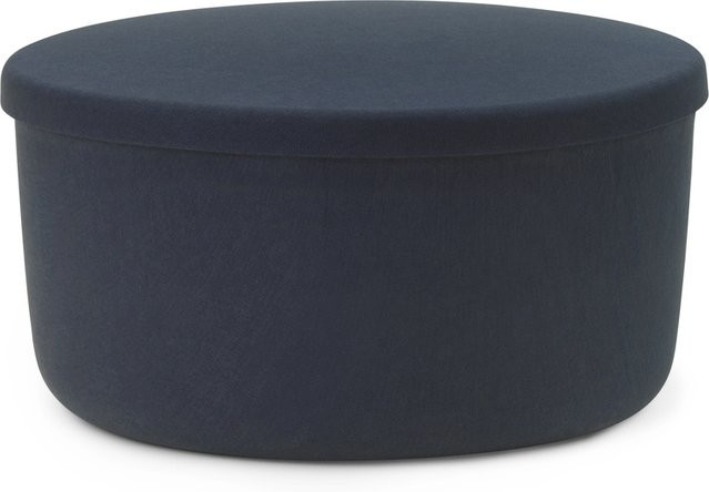 Normann Copenhagen Hide Storage Pouf aus PET-Filz in Blau mit abnehmbarem Bezug - Bild 1