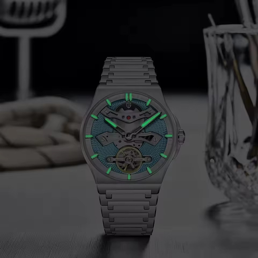 Pagani Design Armbanduhr, Automatik, Edelstahl, Saphirglas, 42 mm, Herren - Bild 5