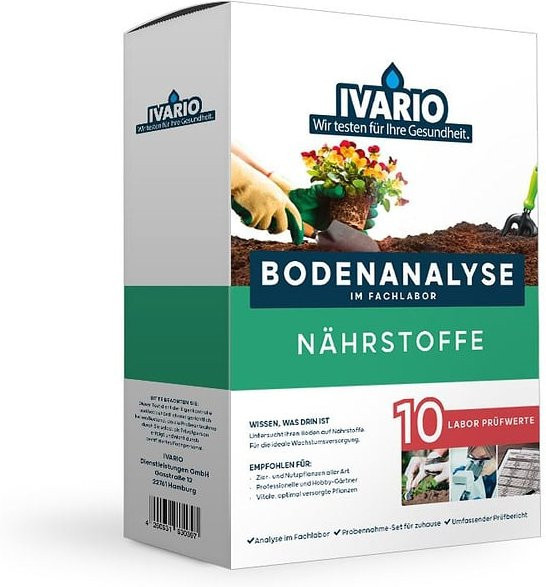 IVARIO Bodenanalyse Nährstoffe Multicolor für Ziergarten, Gemüsegarten und Rasen - Bild 1