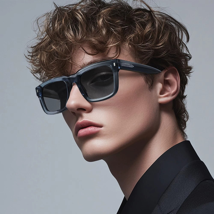 ZENOTTIC ZS6240 Sonnenbrille, quadratisch, Acetat, Vollrand, polarisiert - Bild 2