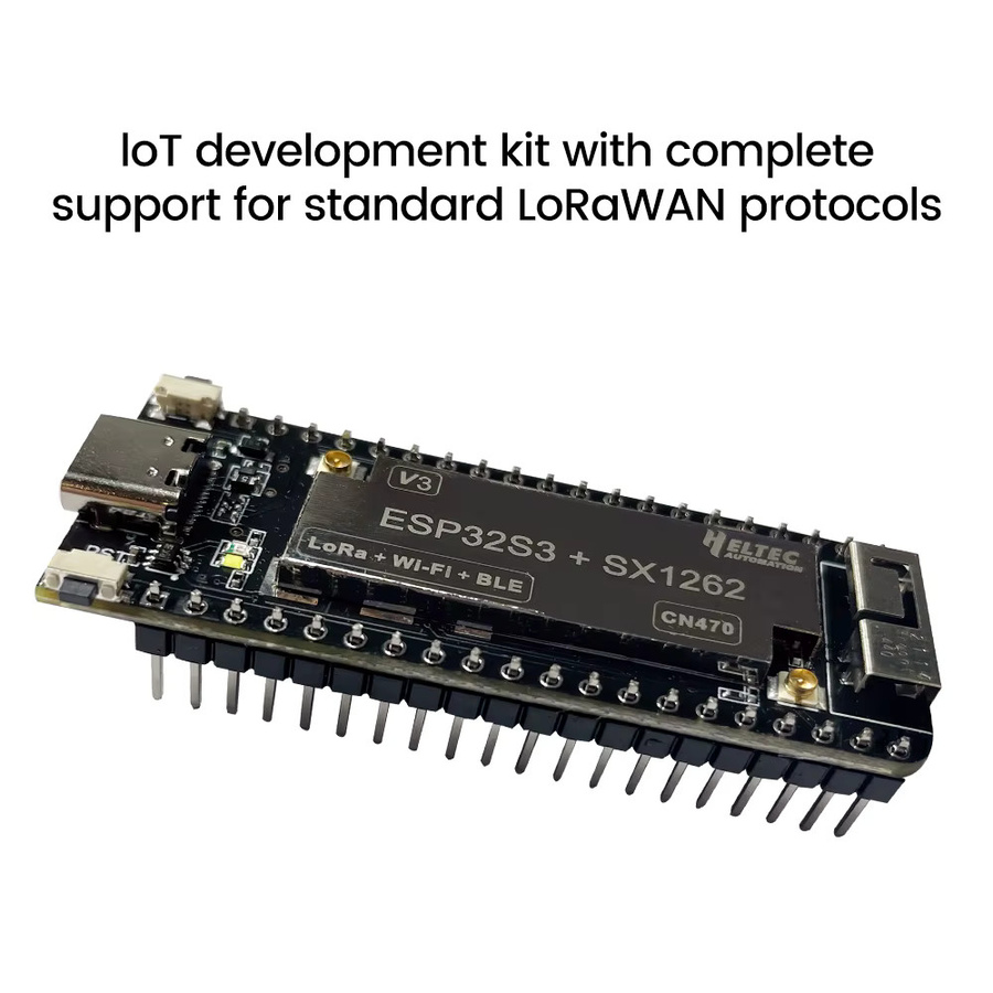 Wireless Stick Lite ESP32+LoRa V3 Entwicklungsboard mit USB-C Anschluss, 433-510 MHz/863-928 MHz, Schwarz - Bild 3