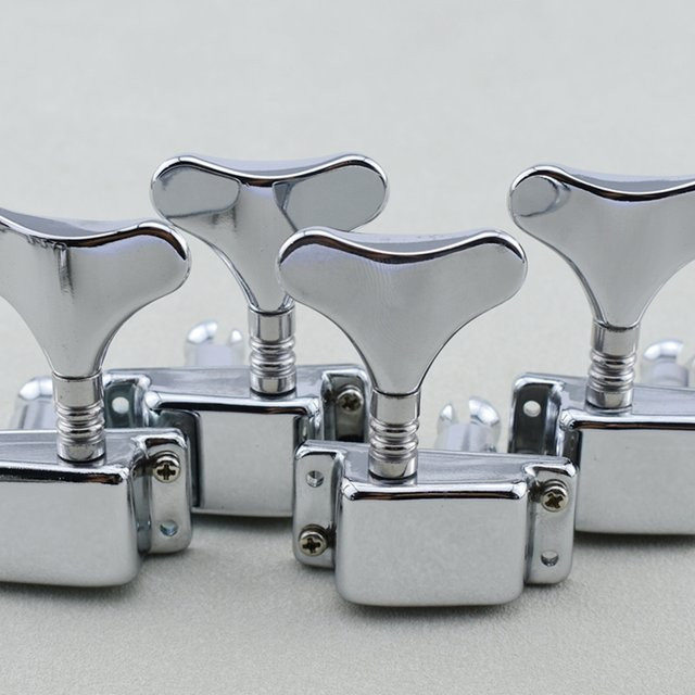 Hochwertige E-Bass-Mechaniken für 4, 5 oder 6 Saiten in Silber - Bild 1