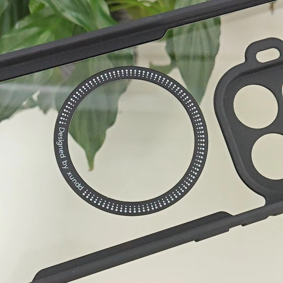 Xundd Handyhülle für Xiaomi 15T Pro Magnetisch Stoßfest Transparent mit Airbags aus PC und TPU - Bild 2