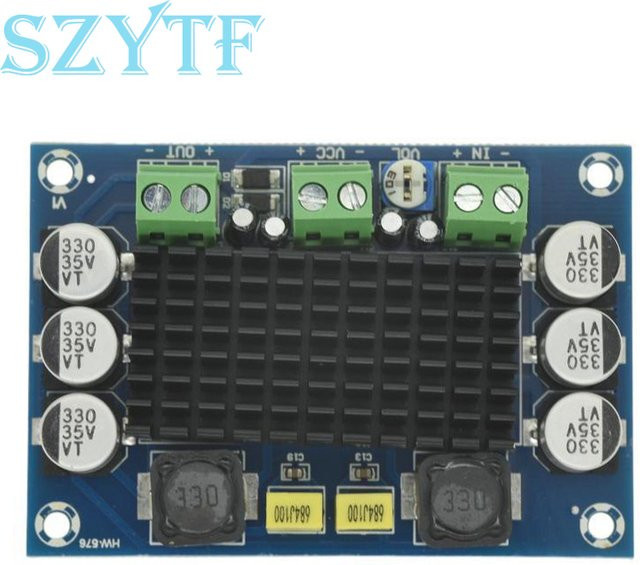 SZYTF TPA3116D2 Dual-Channel Stereo Digitaler Audio-Verstärker XH-M543 mit 2x 120 W High Power - Bild 1