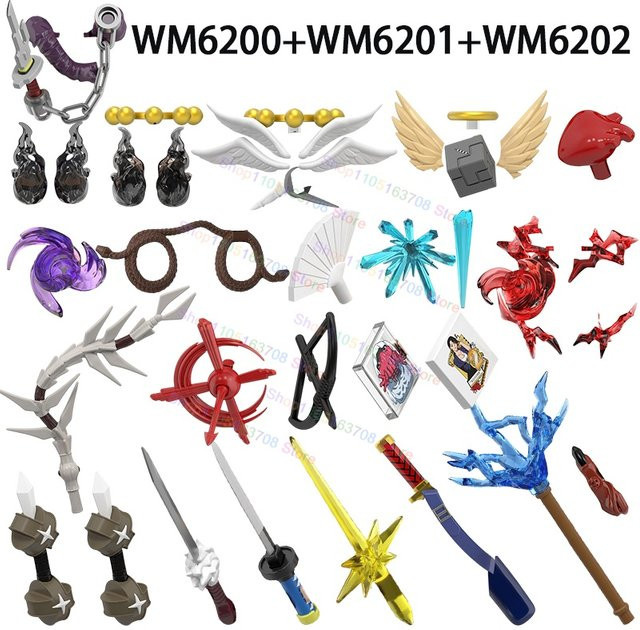 DR.TONG Anime Kreative Action Charakter Baustein Set, Modell DIY Baustein Spielzeug - Bild 1
