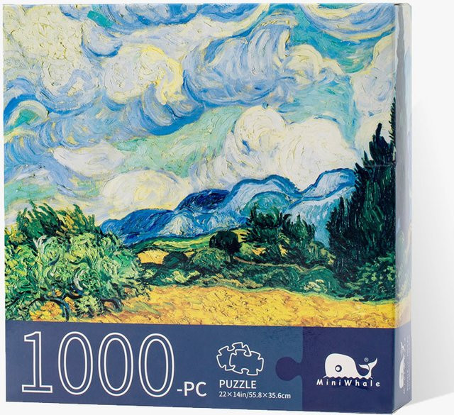 Maxrenard Berühmte Welt Ölgemälde, Puzzle, 1000 Teile - Bild 1
