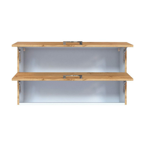 HELD MÖBEL Klapphängeschrank Bologna in Braun, B/H/T: 100 x 57 x 34 cm - Bild 1