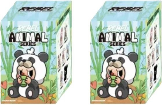 Yiran toy 1 Rebel Bear Tier-Serie Vinyl-Plüsch Blind Box Schlüsselanhänger ab 14 Jahren - Bild 1