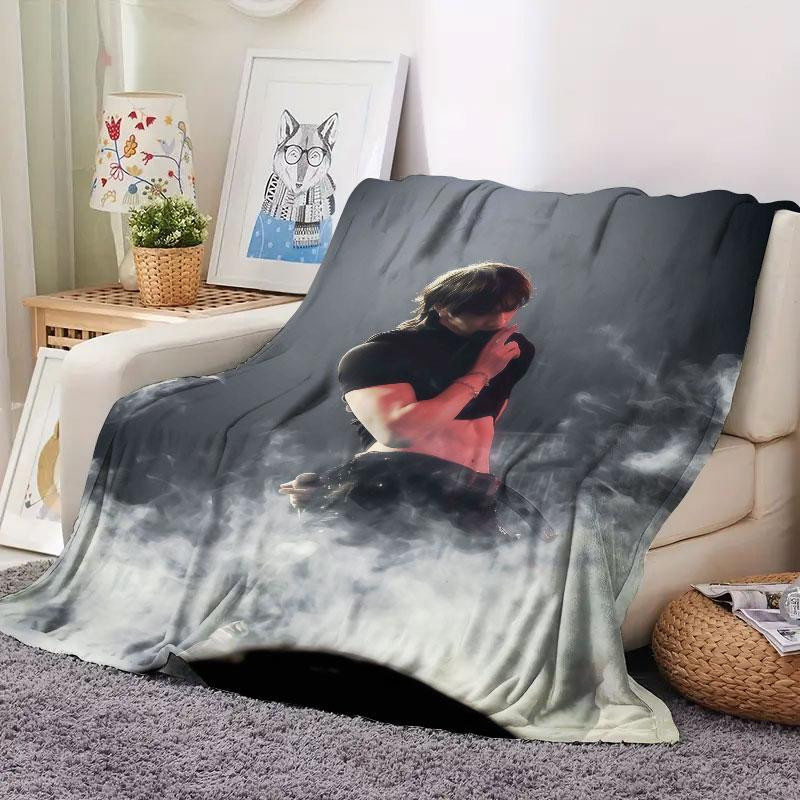 Bangchan Flanelldecke mit Aufdruck, B/B: 80 x 120 cm - Bild 2