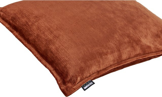 Kissenhülle DONE Fame in Orange aus Chenille, quadratisch - Bild 1