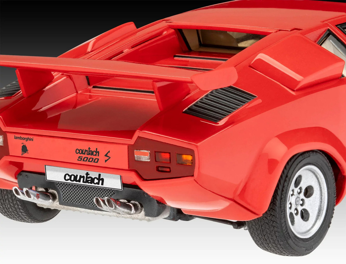 Revell Lamborghini Countach LP500S, Automodell Bausatz, 1:24 - Bild 4