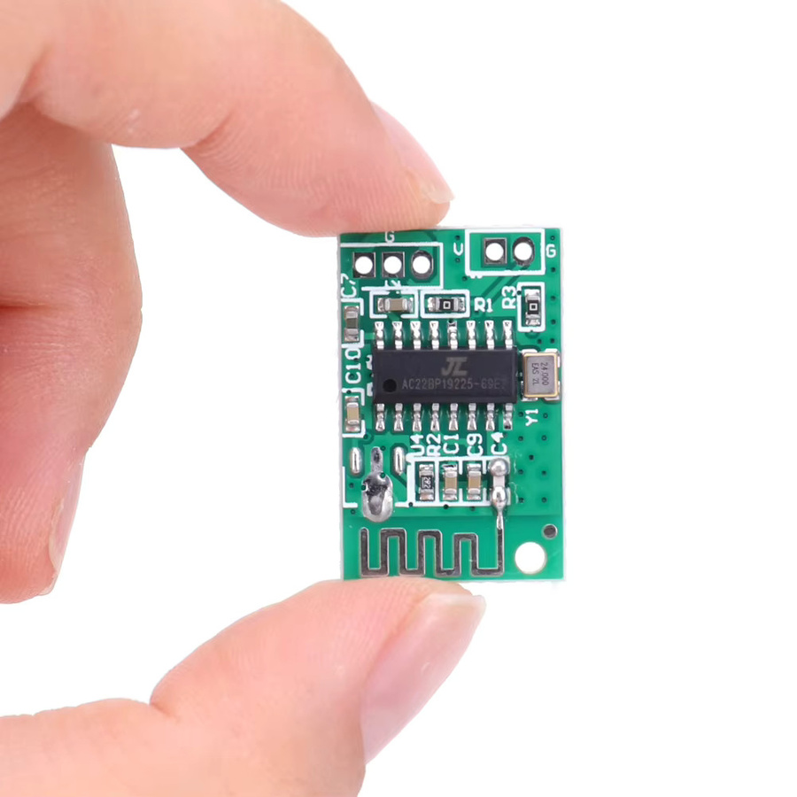 HW-104 A-6928 Bluetooth 5.0 Audio Verstärker Modul mit 3W Leistung, 3,3-5V, Grün - Bild 3