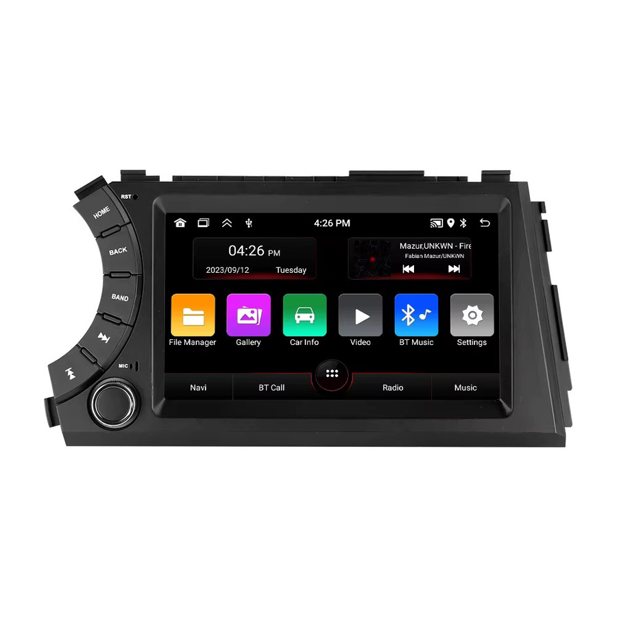 MEKEDE Carplay Android Auto Radio für Ssangyong Actyon und Kyron 2005-2011 mit 7 Zoll IPS Bildschirm, WIFI und GPS in Schwarz - Bild 5