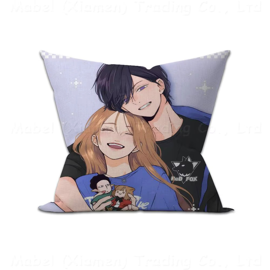 Kissenbezug My Love Story With Yamada-kun At Lv999 in Multicolour, Breite: 30,0 cm, Breite: 30,0 cm - Bild 5