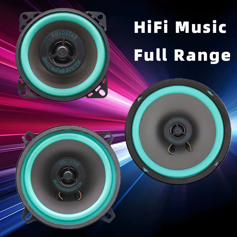 Q-PERTORS Universeller Koaxial-Autolautsprecher High-Fidelity Vollbereichs-Subwoofer für dein Auto - Bild 2