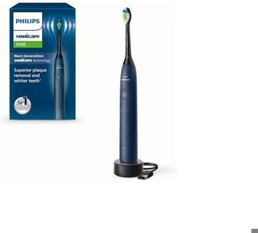 Philips Elektrische Zahnbürste Serie 5300, Blau, Unisex - Bild 1