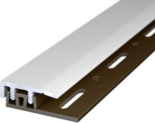 Carl Prinz Abschlussprofil PROFI-DESIGN aus Aluminium in Silber, B: 21 mm, H: 6 mm, mit verdeckter Befestigung - Bild 1