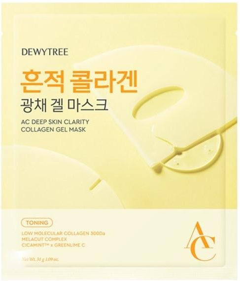 DEWYTREE AC Deep Skin Clarity Kollagen Gelmaske, 4x 31g, Unisex - Bild 1