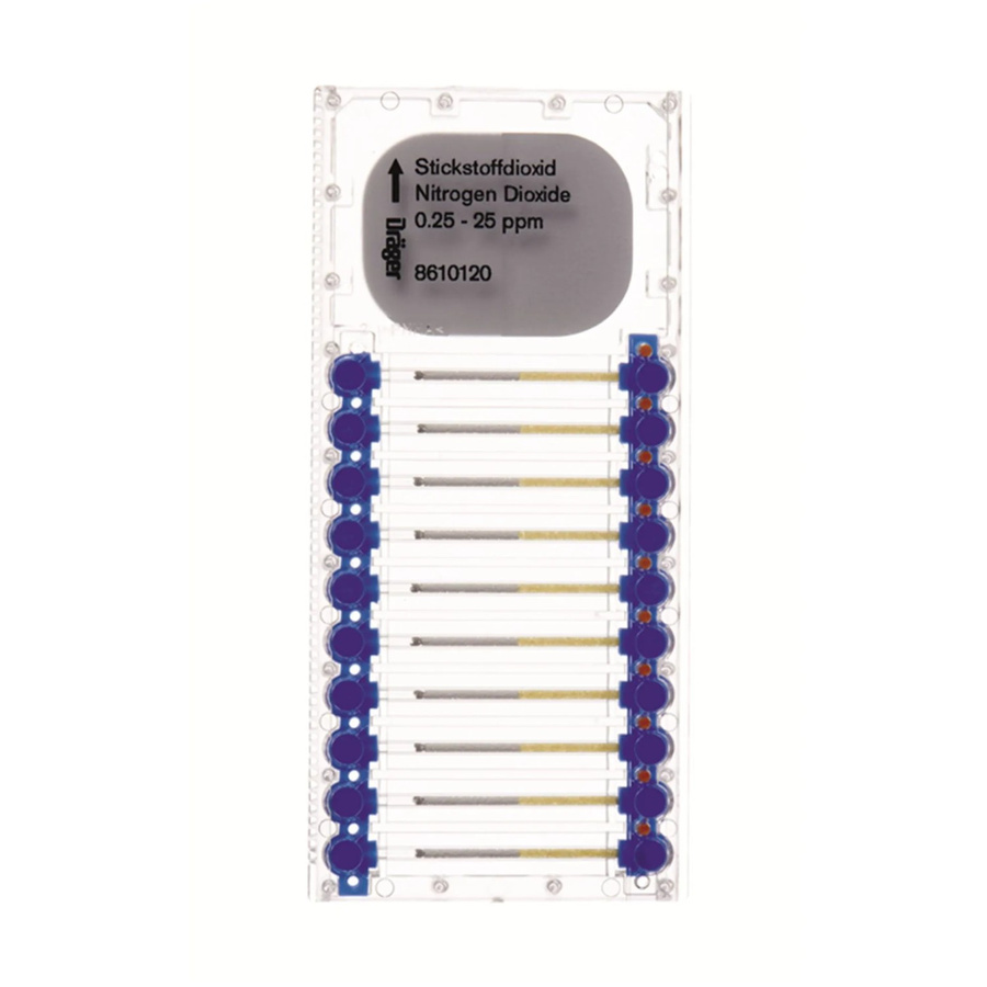 Dräger Microtubes für Stickstoffdioxid 0.25 25 Ppm transparent - Bild 2