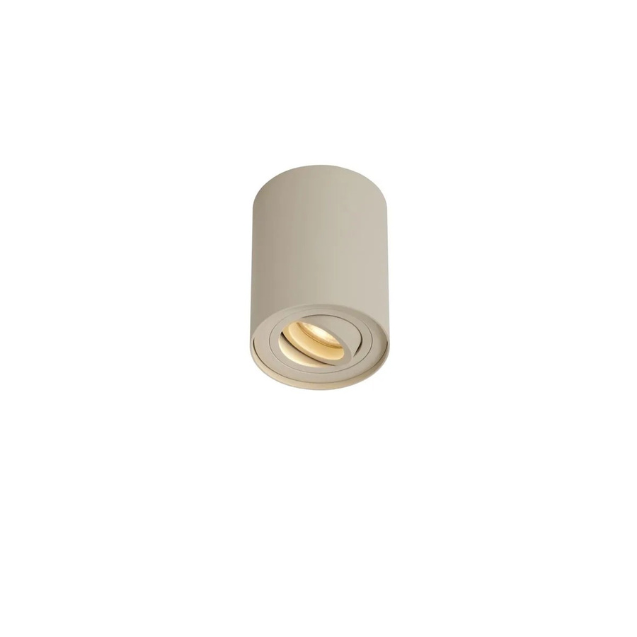 QAZQA Moderner Aufbaustrahler Rondoo Up in Beige, GU10, rund und drehbar/kippbar - Bild 2
