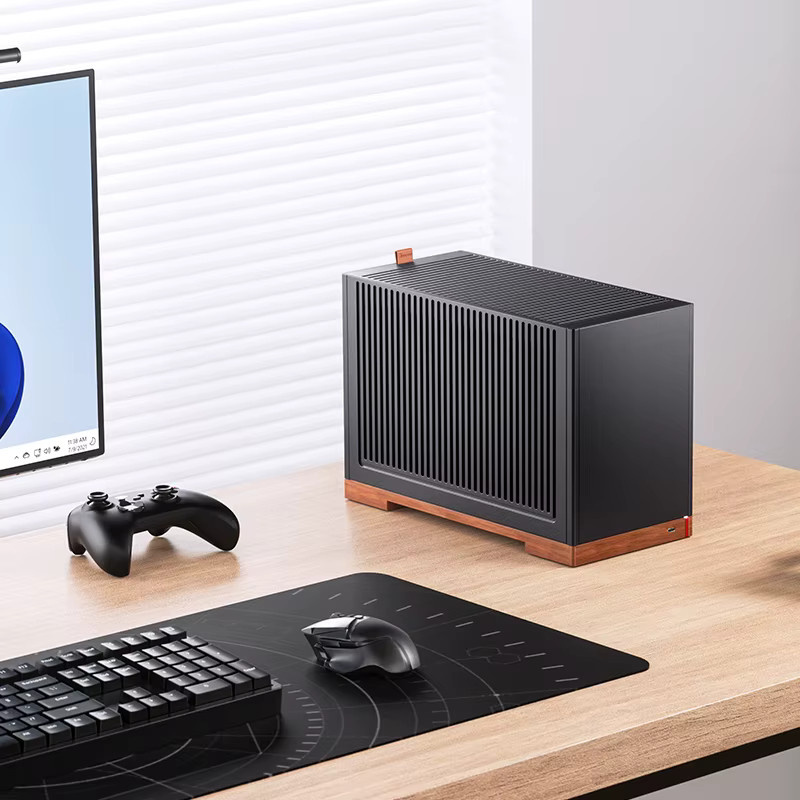 Jonsbo T9 5.0 ITX PC-Gehäuse aus Aluminiumlegierung in Schwarz oder Silber mit 11 l Fassungsvermögen - Bild 2