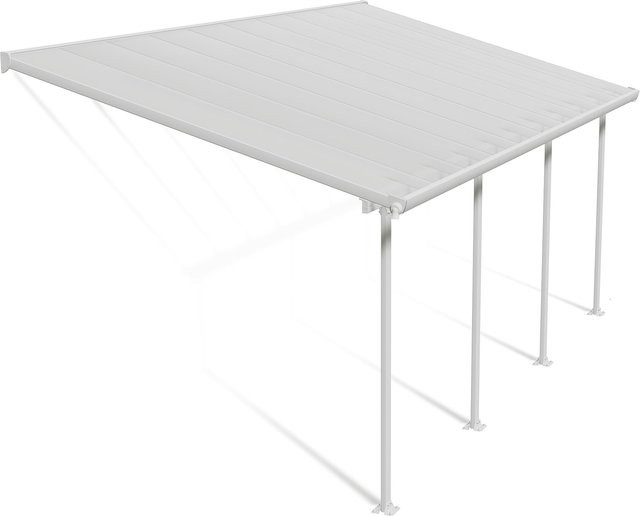 Palram Canopia Feria Terrassenüberdachung weiß B: 295 cm, T: 610 cm, H: 260-305 cm - Bild 1