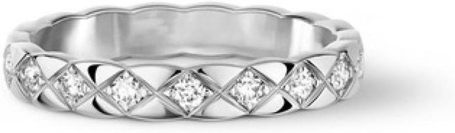 Xiaoxiangfeng Coco Rhombus Ring, 750 Roségold, Zirkonia, Damen - Bild 1