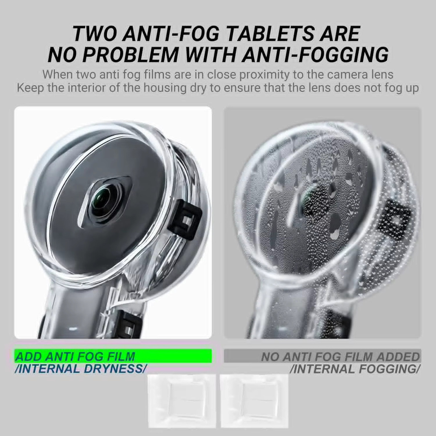 Insta360 X5 Invisible Dive Case Pro wasserdichtes Unterwasser-Gehäuse für Action Cameras in Transparent - Bild 5