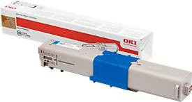 Original OKI Tonerpatrone Cyan 44973535 für C301dn Laserdrucker mit 1500 Seiten Reichweite - Bild 2