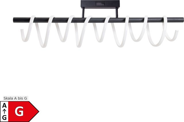 Näve LED Deckenleuchte BELLEZA in Schwarz, dimmbar, Länge: 100 cm - Bild 1