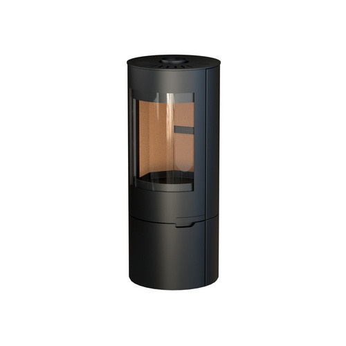 THERMIA Kaminofen Eos in Schwarz aus Stahl mit 7 kW Heizleistung, B/T/H: 133,0 x 55,5 x 55,5 cm - Bild 2