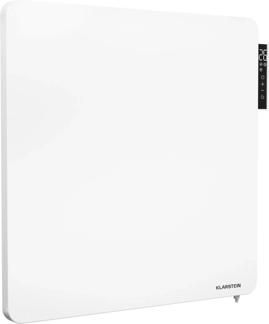 Klarstein Wonderbeam 450 Hybride Infrarotheizung in Weiß mit Wochentimer und Fernbedienung, B/H: 60 x 60 cm, 450 W - Bild 1