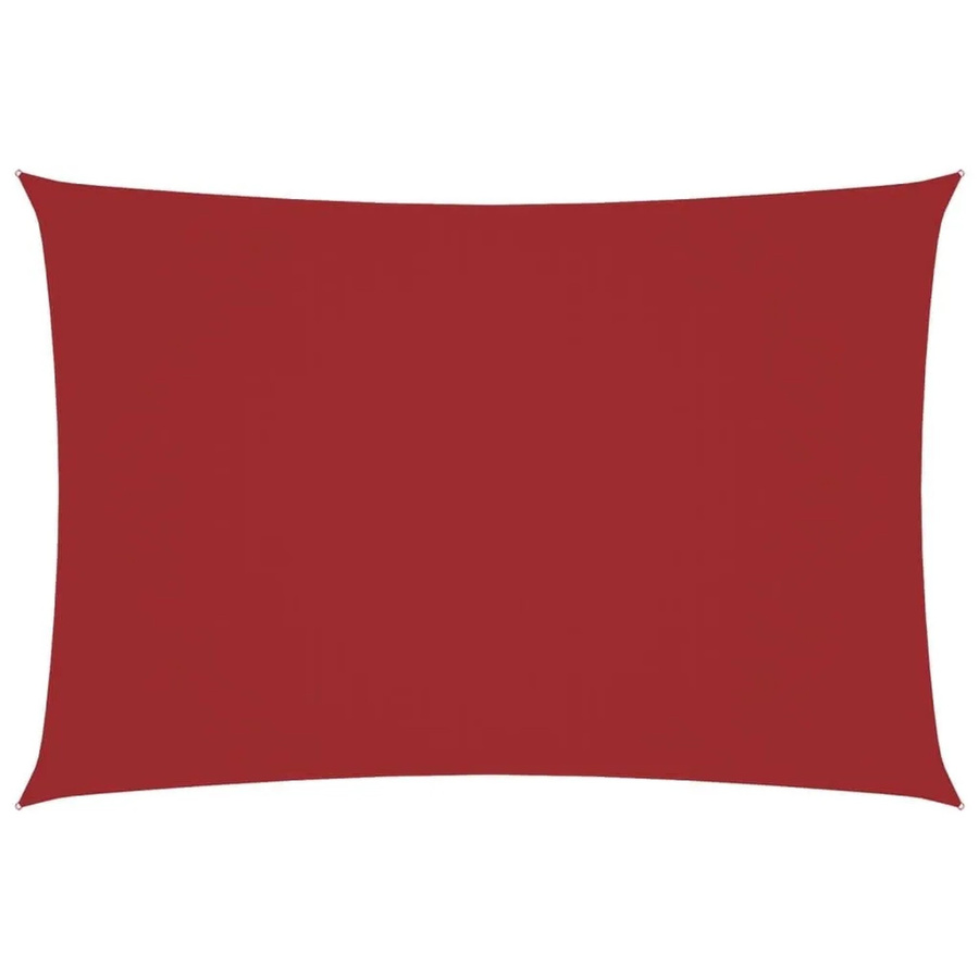 Furnicato Sonnensegel aus Oxford-Gewebe rechteckig in Rot, Breite: 600 cm, Tiefe: 300 cm - Bild 2