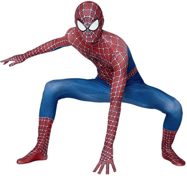 Marvel Superheld Miles Spider-Man Cosplay Jumpsuit Bodysuit, Unisex - Bild 1