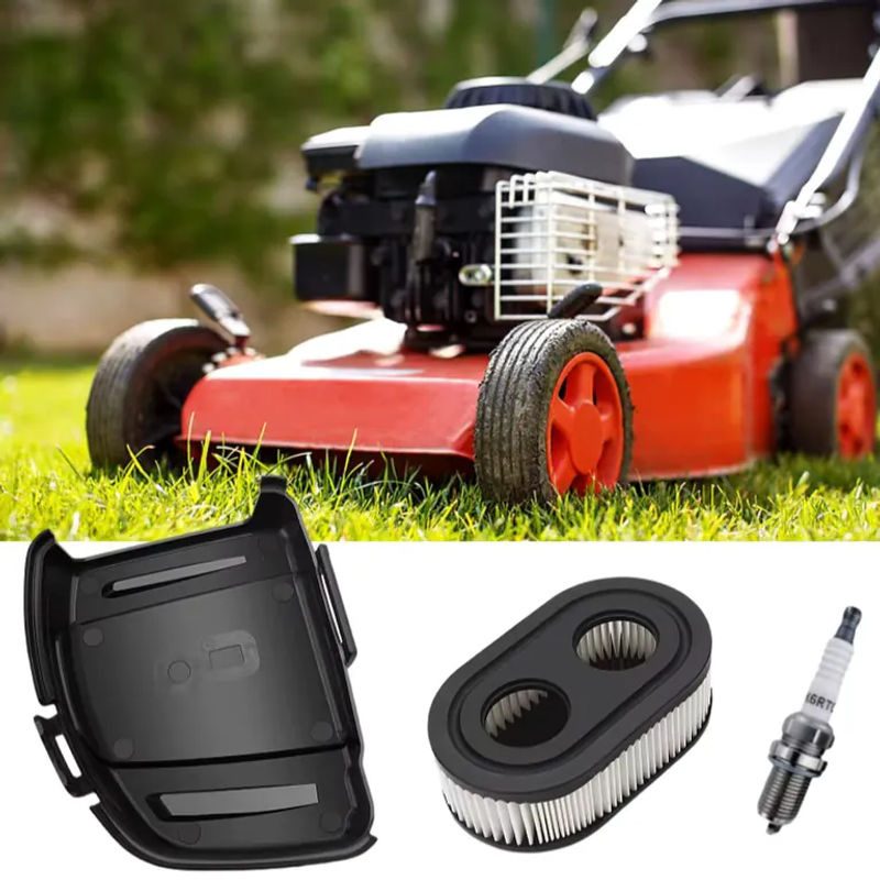 GMIGE Luftfilterabdeckung und Zündkerze K6RTC Set für Briggs & Stratton 650EXI 675EXI 675IS Rasenmäher - Bild 6