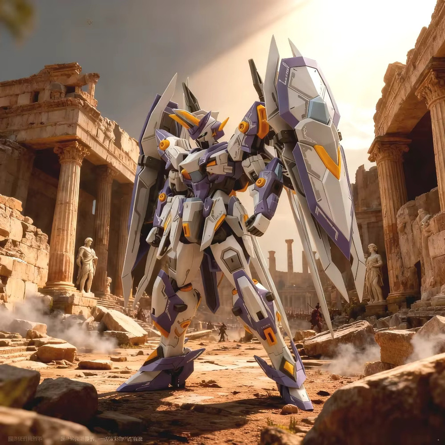 SNAA Original Mecha Achilles Action Figure, 1/144, Multi-Gelenk - Bild 3