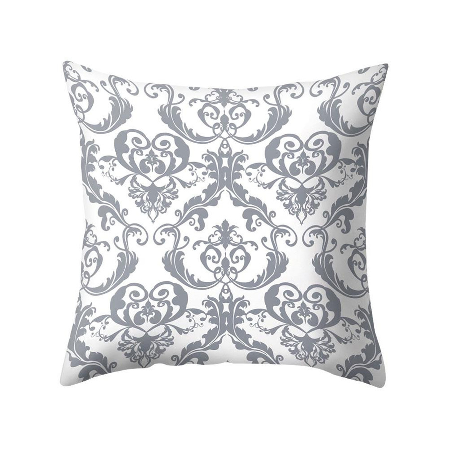 Yiran Furniture Kissenbezug mit geometrischem Design, quadratisch, grau, B/T/H: 45 x 45 x 45 cm - Bild 2