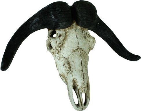 DEKO PLEASURE Büffel Geweih Wanddeko aus Polyresin in Bunt - Bild 1