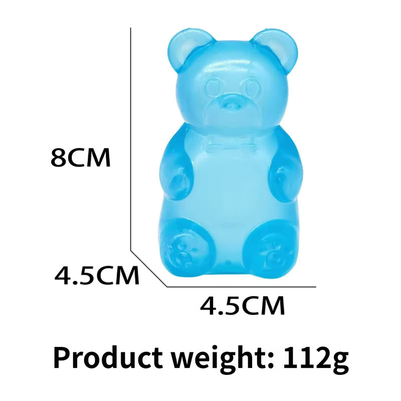 Needoh Gummibärchen Squishy Spielzeug, Maltose-Stressball, blue - Bild 5