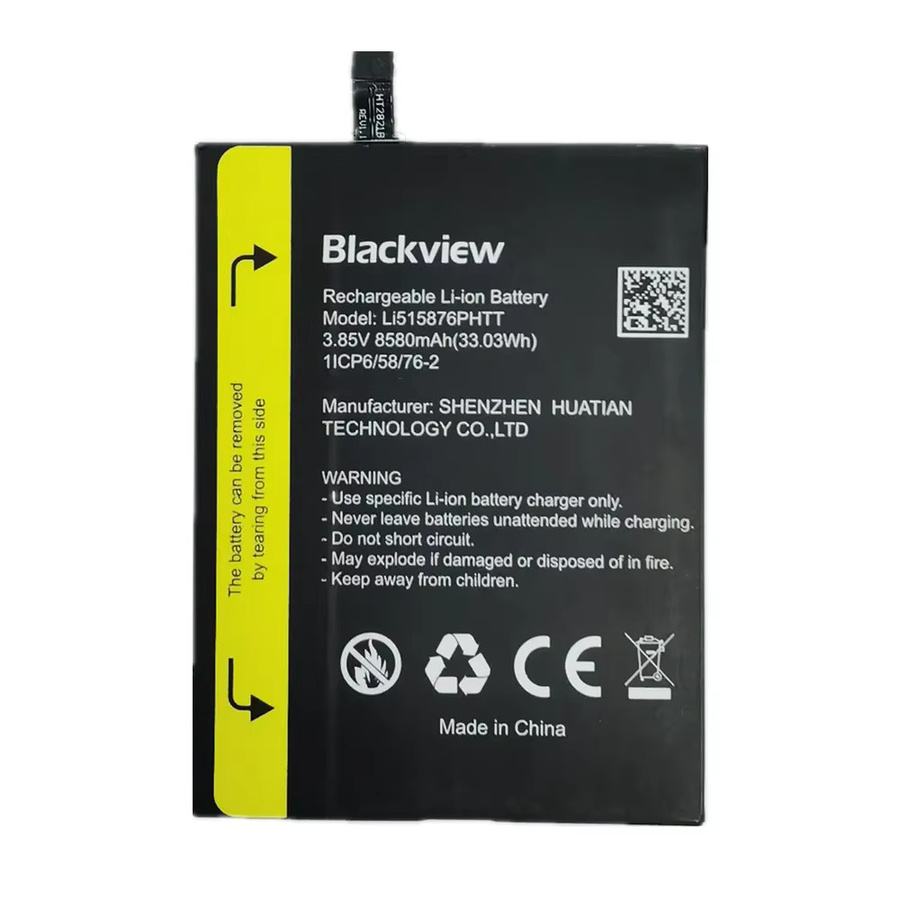 Original Ersatzakku für Blackview BV6600 Pro, BV6600E, BV6800, BV6300 Pro, BV6000 und BV6000S mit Modell Li515876PHTT - Bild 2