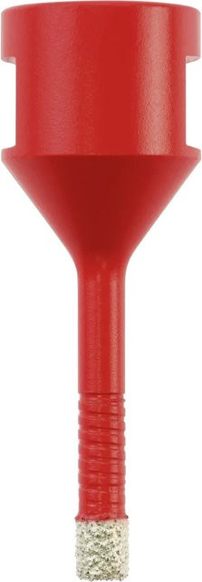 kwb Diamant-Fliesenbohrer für Winkelschleifer M14, Durchmesser: 8 mm, Länge: 63 mm, Farbe: Rot - Bild 1